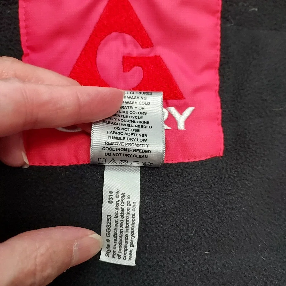 Gerry Girls Pink White Colorblock Hooded Ski Jacket Insulated Winter Coat